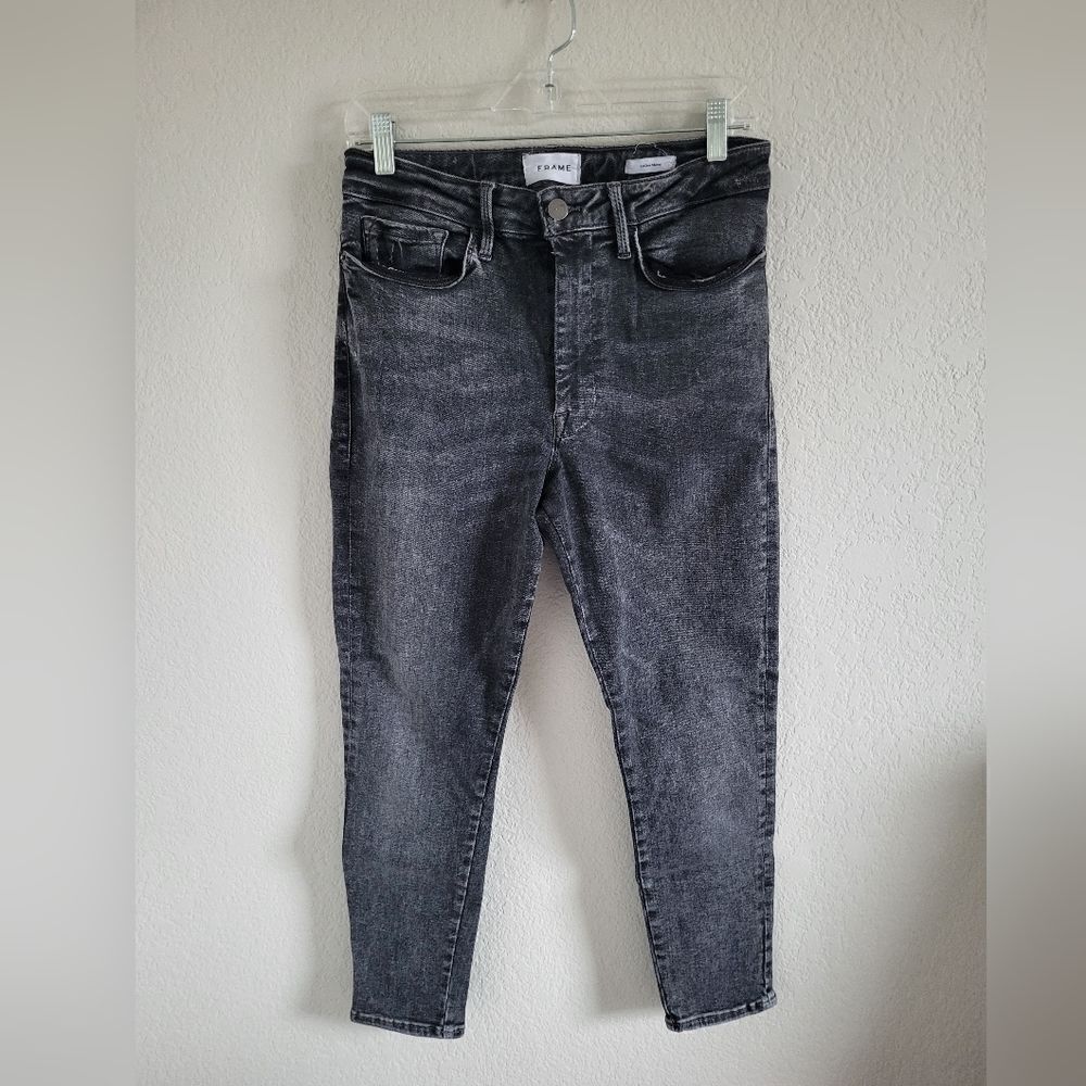 Frame High Waisted skinny jeans